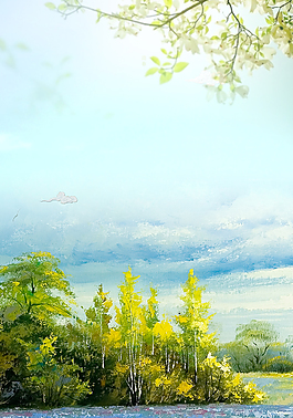 乡村旅游海报背景