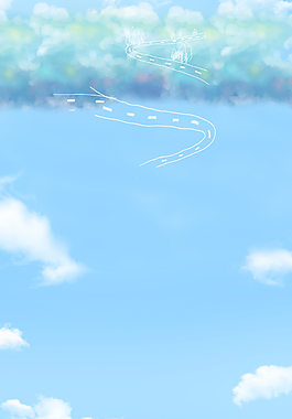 蓝天白云背景