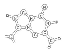 矢量化学结构背景素材