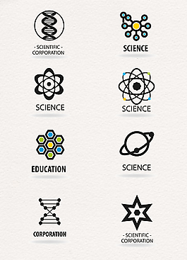 矢量科学LOGO设计元素