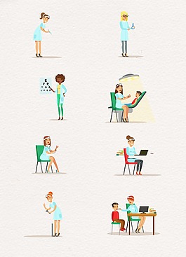 医疗人物医生设计