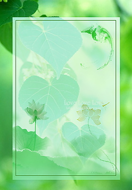 清新花藤底纹绿色背景素材