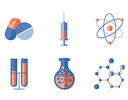 简约医学用品图标元素