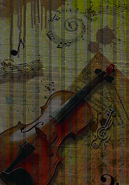 小提琴音乐培训海报背景
