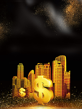 科技商务房地产金融背景
