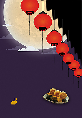 中秋节宣传推广背景