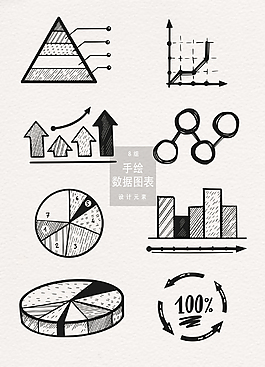 手绘图表 简单图片