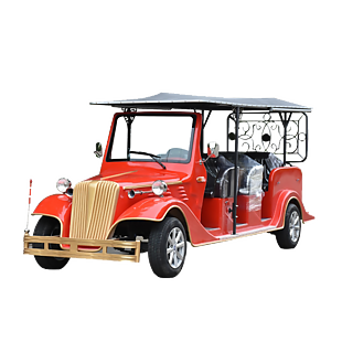 中国红观光老爷车