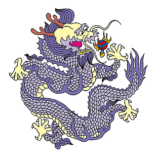 卡通龙矢量素材