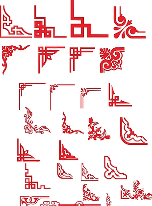 边框花边矢量图