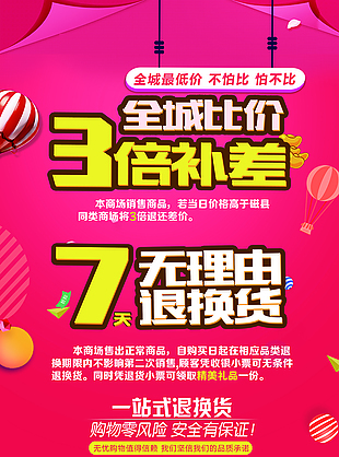 7天无理由退换货