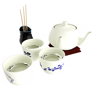 茶具高清免抠图