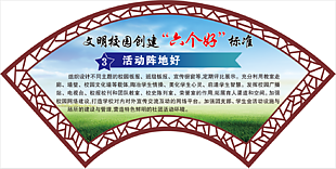 文明校园创建“六个好”标准