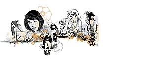 位图插画时尚插画人物插画时尚时尚插画