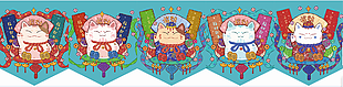 招财猫吊旗