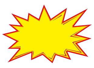 爆炸促销标签