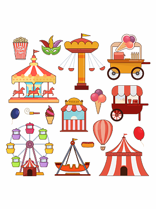 游乐园素材