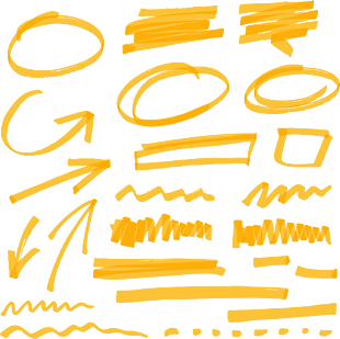 笔触 笔画 素材