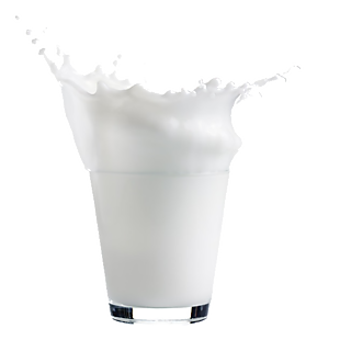 食品 牛奶 玻璃杯 喷溅 素材 (600x600)