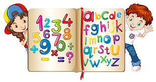幼儿数学英文字母学习素材