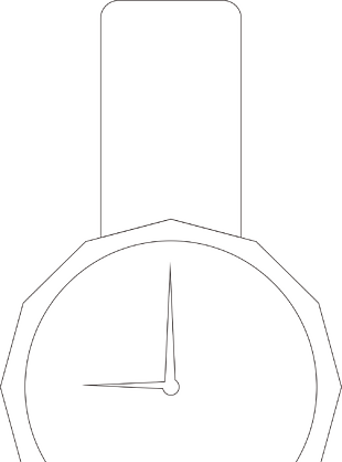 手表线条图标