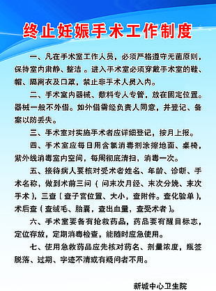 终止妊娠手术