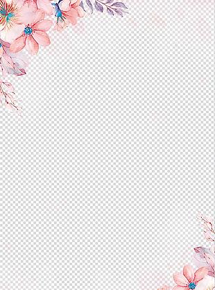小清新花朵背景图