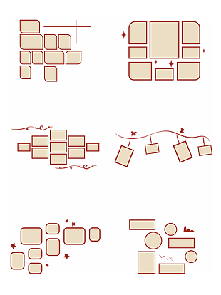照片墙素材图片