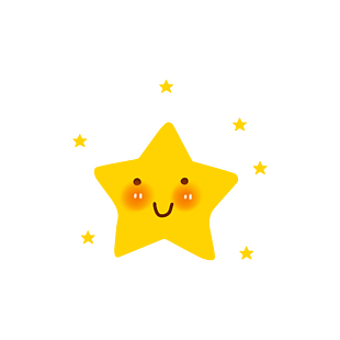 卡通黄色星星