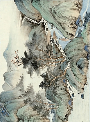 杨青辞中国画