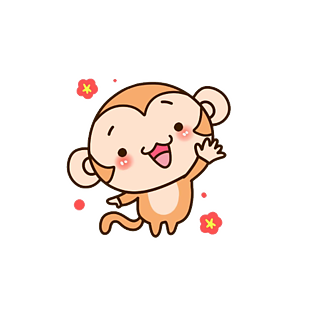卡通 小猴子