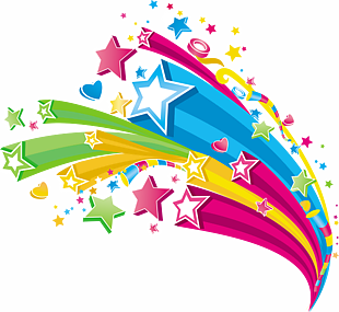 五星 星星 礼花 庆祝 星形