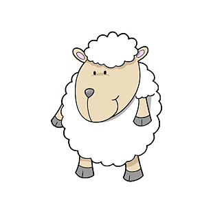 卡通小羊