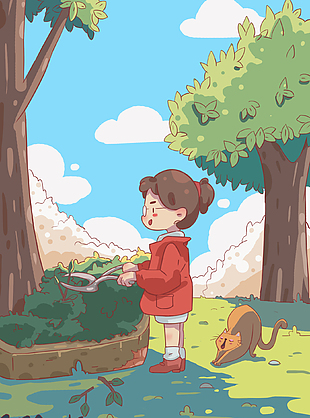 五一节创意插画设计
