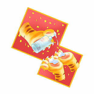 虎年限定防疫卡通图案