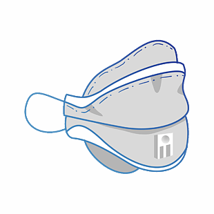 医用口罩手绘图片