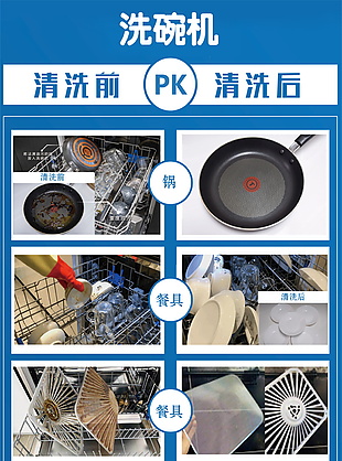 洗碗机促销海报