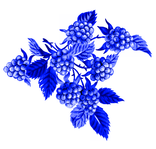 青花瓷花卉素材
