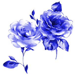 中国风青花瓷花纹设计