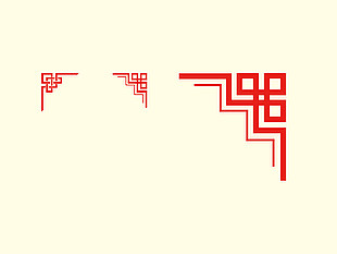 中式万字纹边框设计