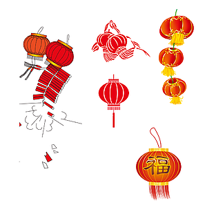 新年春节灯笼图片