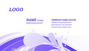 个人名片设计模板