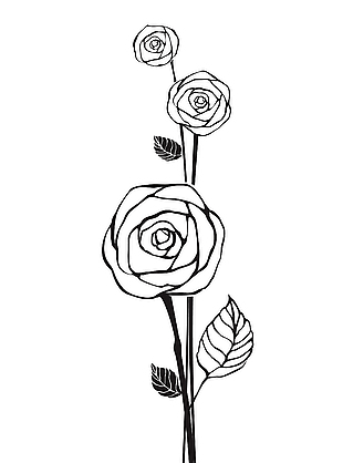 矢量图花