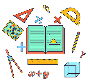 卡通数学元素图片