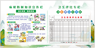 病媒防制健康知识教育宣传栏设计