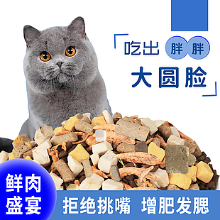 鲜肉盛宴猫粮主图设计