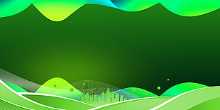绿色健康环保背景