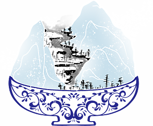 雪山美景微观景物风景图