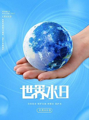 爱护水资源海报
