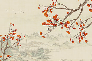创意中国风新中式百花图